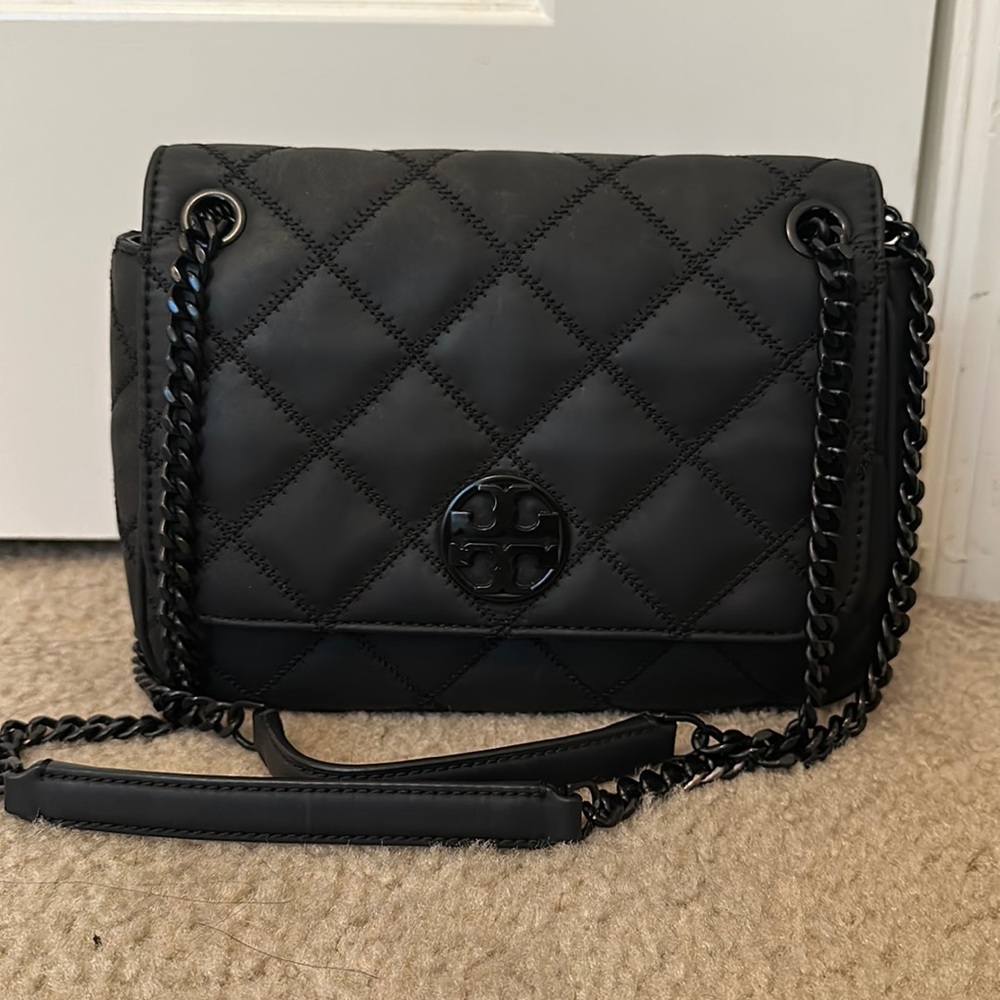 COPY - Tory Burch Quilted Black Bag w/ Chain